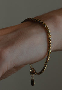 Luxe Rope Chain Waterproof Bracelet 14k Gold Plate