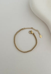 Luxe Rope Chain Waterproof Bracelet 14k Gold Plate