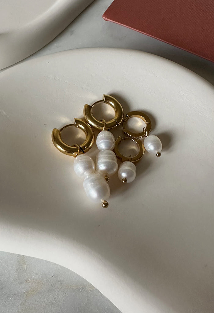 Pearl Earring Stacking Set