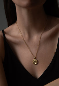 Statement Celestial Waterproof Necklace 14k Gold Plate